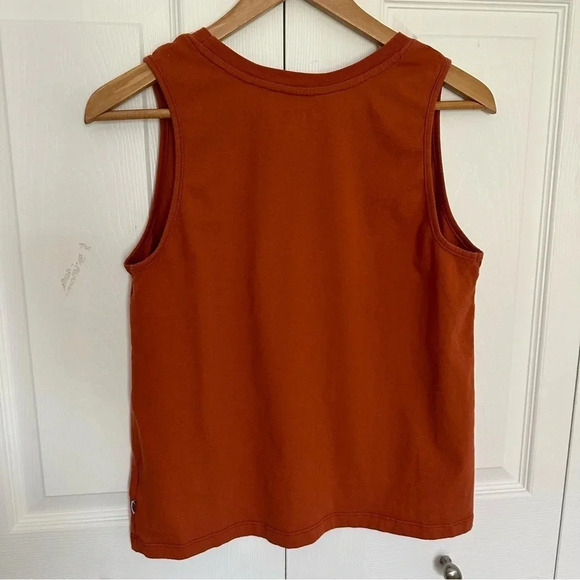 Vans Striped Logo Orange Tank Top Junior Size Large - Picture 2 of 9